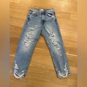 Distressed Zara jeans